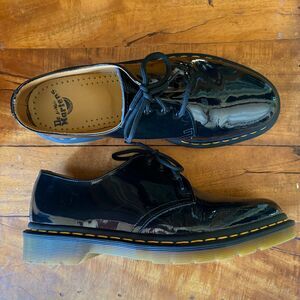 Dr. Martens1461Patent Leather Black Oxford Shoes Women Size 11US